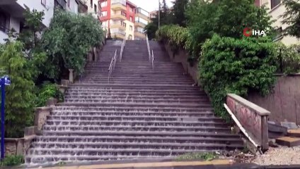 Ankara’da yağmur hayatı olumsuz etkiledi