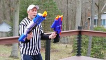 Big Nerf Battle 6 On 6 Using Only One Color With Extreme Nerf Blasters! Eli Vs Liam Nerf Challenge 5