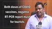 Goa: Both doses of Covid vaccines, negative RT-PCR report must for tourists