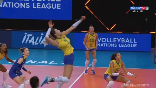 SEMIFINAL - LIGA DAS NAÇÕES DE VOLEIBOL FEMININO : 3 BRASIL X 1 JAPÃO - 24/06/2021