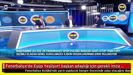 Fenerbahçe'de Eyüp Yeşilyurt başkan adaylığı için gerekli imza şartını sağlayamadı