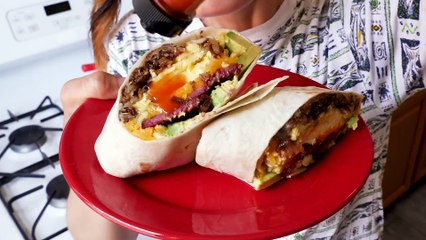 This Cheesy Bacon Breakfast Burrito Can Cure Your Worst Hangover
