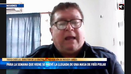 Para la semana que viene se prevé la llegada de una masa de frío polar