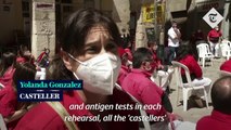 Catalan 'human towers' return after pandemic