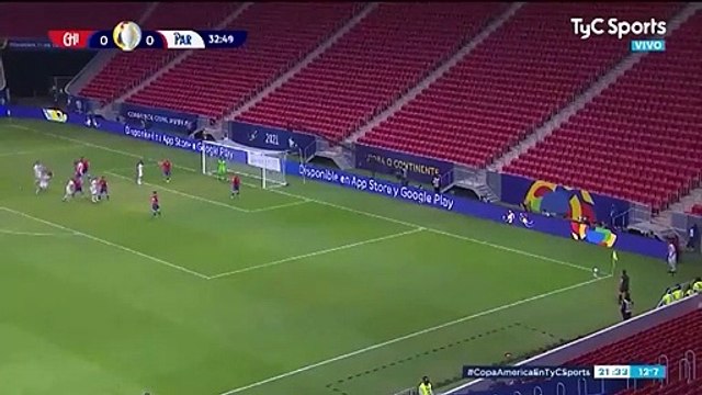 Chile 0-1 Paraguay Braian Samudio ​Goal - Copa América 24-06-2021
