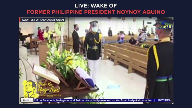 Wake of former Philippine president Noynoy Aquino