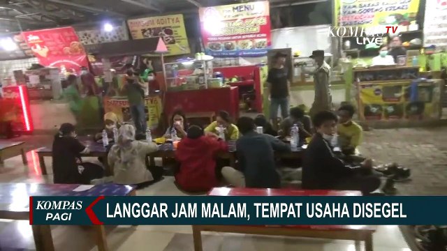 Langgar Jam Malam, Pujasera dan Kedai Kopi di Wilayah Duri Kosambi Jakbar Ini Disegel Satpol PP