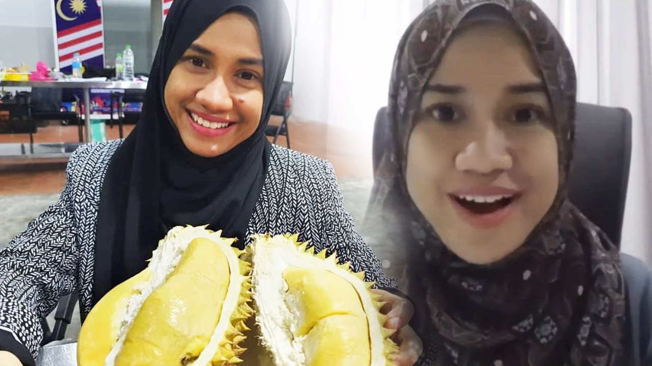 Terliur tengok durian Balik Pulau Mila Jirin! Isi kuning... katanya bukan harga ‘kayangan’
