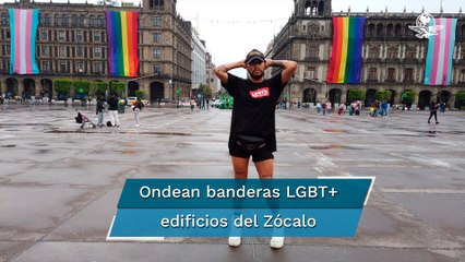 Edificios de Gobierno CDMX se "pintan de colores" por mes del Orgullo LGBT+