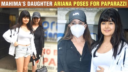 Mahima Chaudhry's Cute Daughter Ariana Poses For Photographers | Netizens React