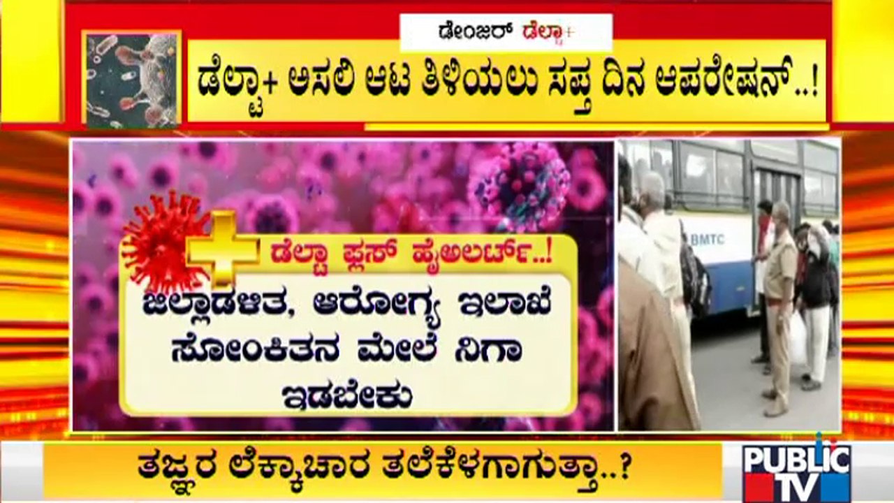 ಡೆಲ್ಟಾ ಪ್ಲಸ್ ವೈರಸ್ ಗೆ ಬೆಚ್ಚಿಬಿದ್ದ ಕರ್ನಾಟಕ; ಸರ್ಕಾರ ಫುಲ್ ಅಲರ್ಟ್ | Delta Plus Variants | Karnataka