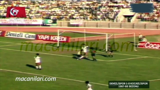 Denizlispor 1-0 Kocaelispor [HD] 20.09.1987 - 1987-1988 Turkish 1st League Matchday 4