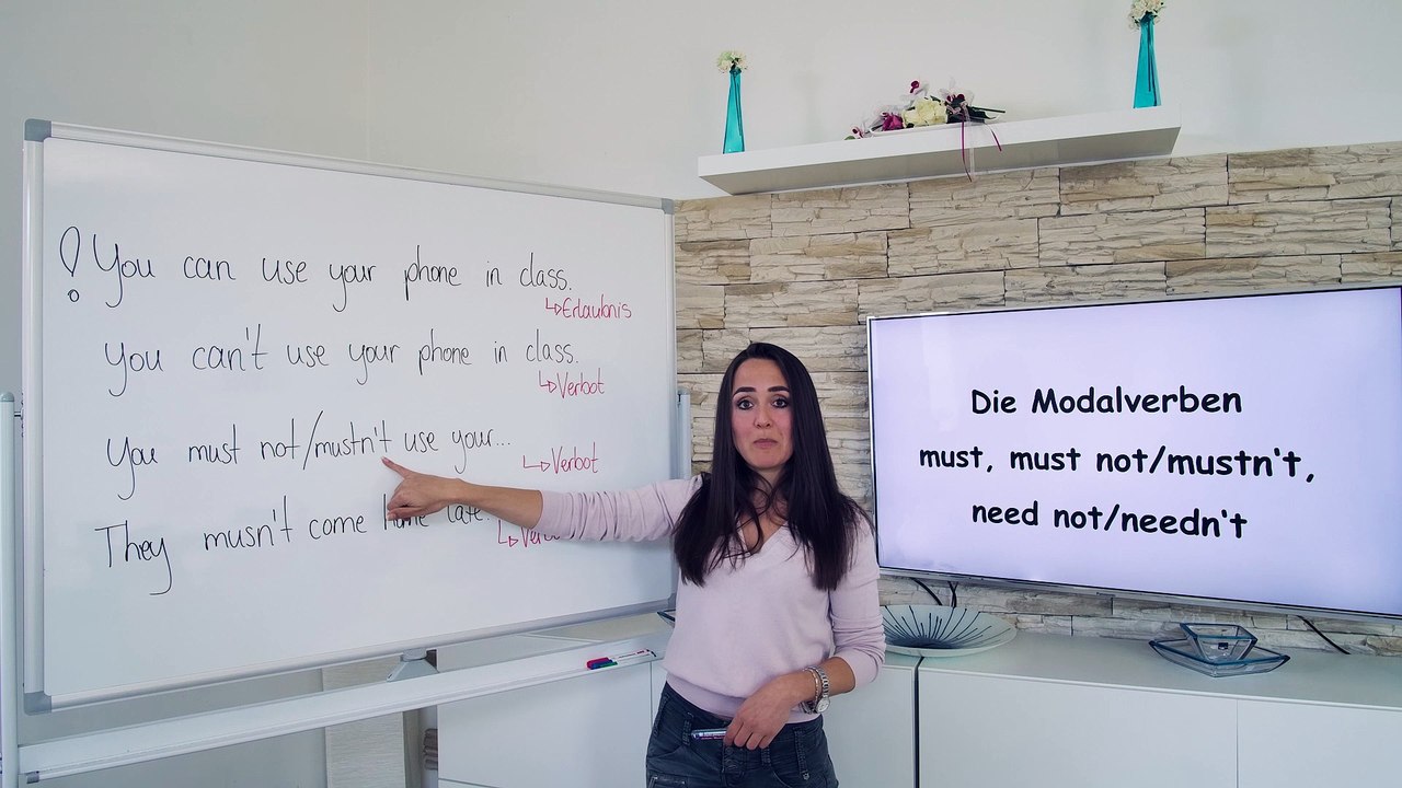 Modalverben must/must not