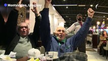 Fans watch in Montevideo as Uruguay qualify for Copa quarter-finals