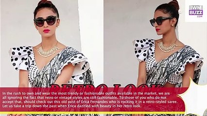 Throwback When Erica Fernandes Sizzled The Retro Look In Full Glam