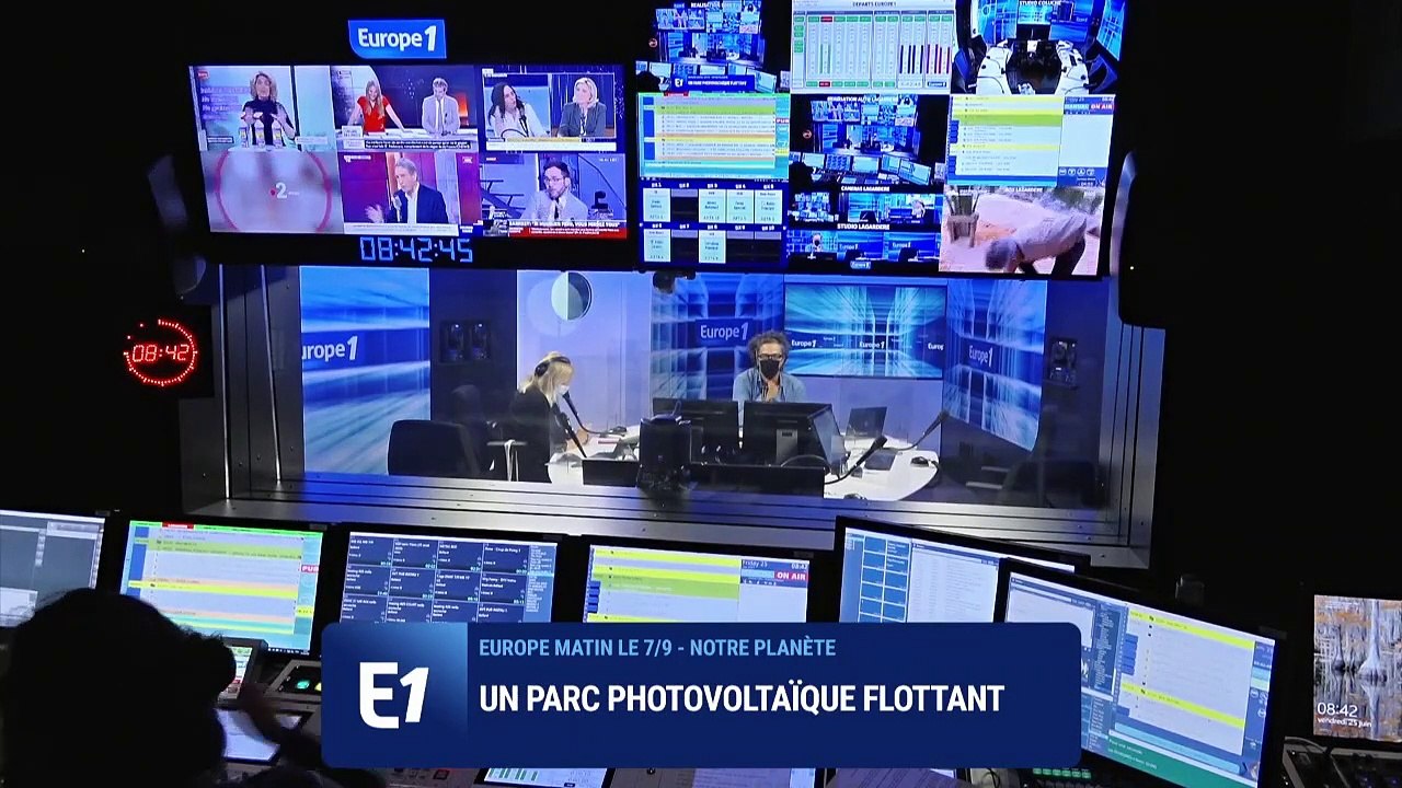 Énergie renouvelable : un parc photovoltaïque flottant