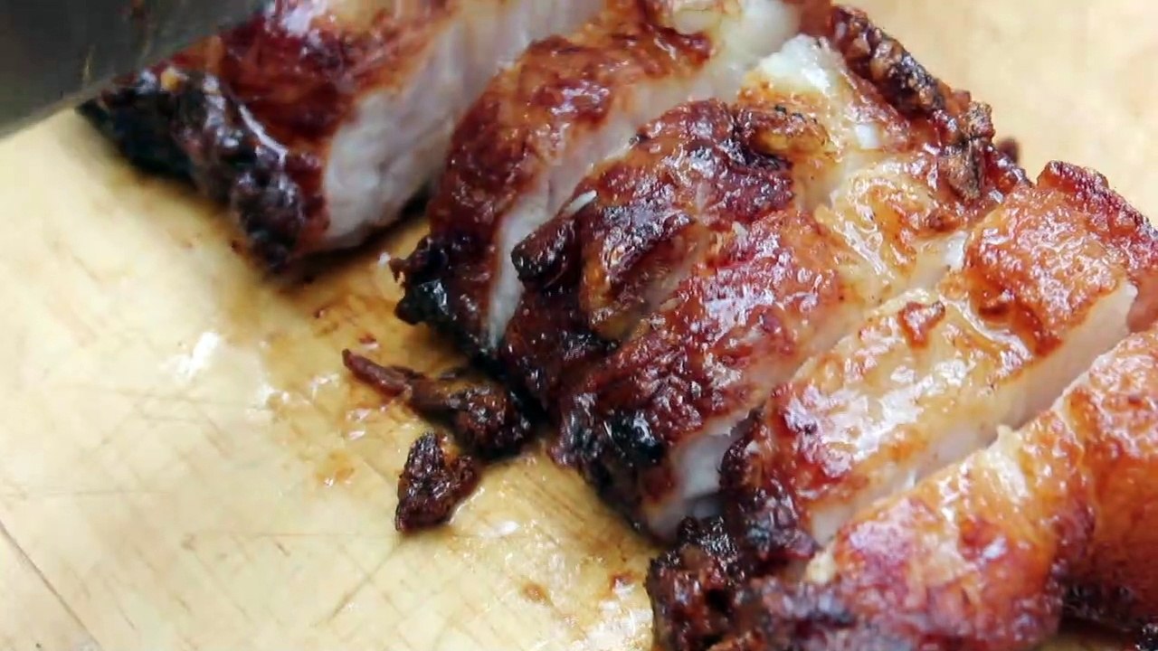 หมูสามชั้นทอดน้ำปลา l Food&Drink