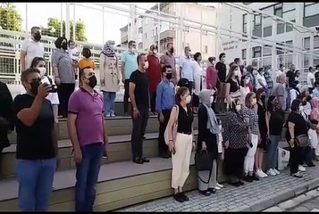 Salih Şeremet Ortaokulu'nda ilk mezuniyet heyecanı