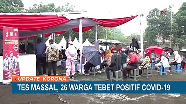 Tes Antigen Massal, 26 Warga Menteng Dalem Positif Covid-19