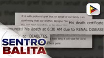 Renal disease  secondary to diabetes, sanhi ng pagkamatay ni dating Pangulong Noynoy Aquino; eksperto, ipinaliwanag ang mga kumplikasyong dulot ng renal disease