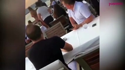 Yiğit Marcus Aral iş insanı Kerem Kamışlı'yı denize fırlattı!