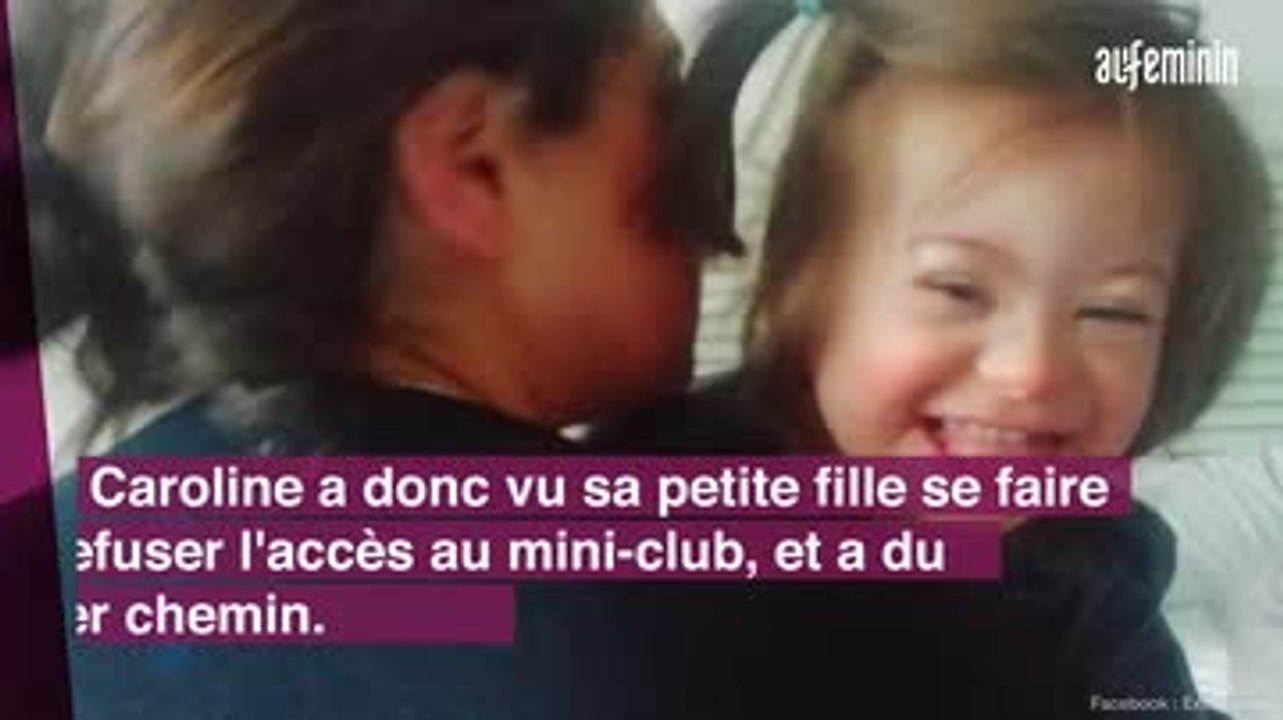 Une petite fille rejetée d'un mini-club