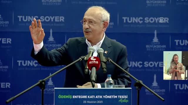 Kılıçdaroğlu, Ödemiş Entegre Katı Atık Yönetim Tesisi nin açılış törenine katıldı