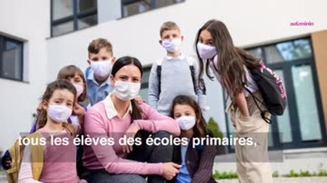 Covid-19 : fin de l’obligation de porter le masque dans les cours d'école dès ce jeudi