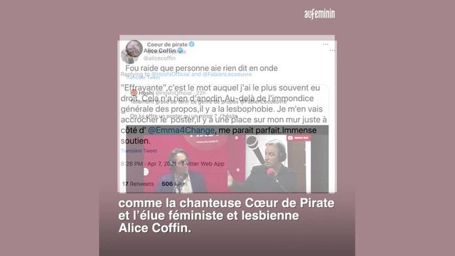 La chanteuse Hoshi insultée par Fabien Lecoeuvre