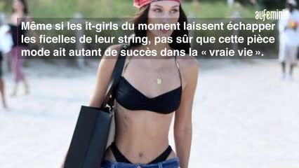 Craquerez-vous pour le pantalon-string cette saison