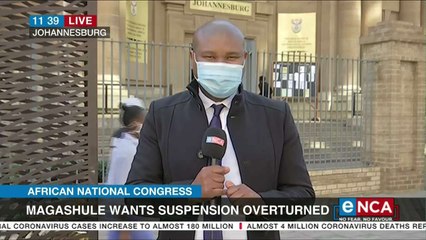 Magashule wants suspension against him overturned