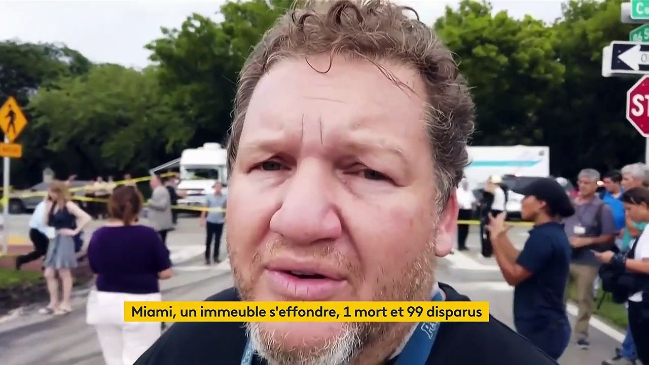 États-Unis : un mort et 99 disparus après l’effondrement d’un immeuble en Floride