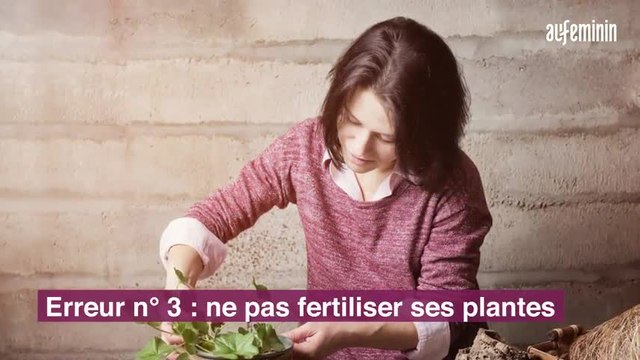 Plantes d'intérieur : les 6 erreurs les plus fréquentes