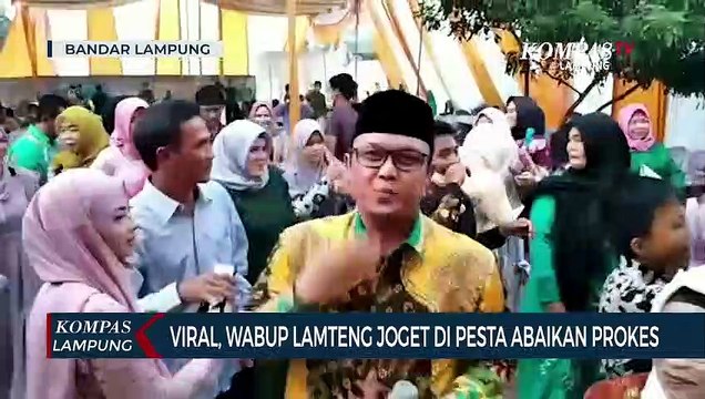 Viral! Wakil Bupati Lampung Tengah Joget di Pesta dan Abaikan Protokol Kesehatan