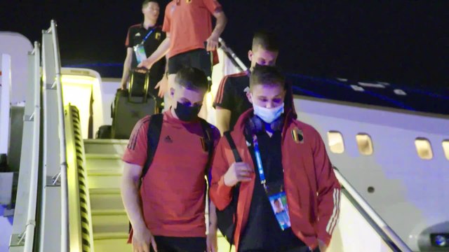 Euro 2020 : les Diables de retour en Belgique après leur victoire face au Portugal (images RBFA)
