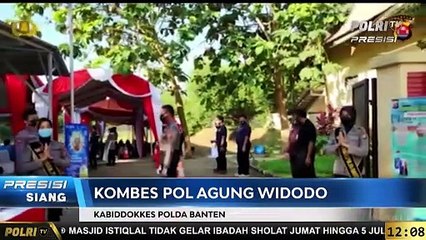 Ribuan Masyarakat Ikuti Vaksinasi di Lapangan Tembak Polda Banten