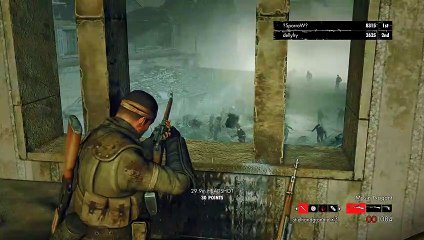 Zombie Army Trility, Co-op mode, Various Plays, Pt. 1