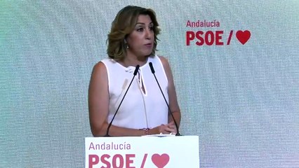 Susana Díaz deja la secretaría general del PSOE andaluz: "Voy a arrimar el hombro"