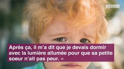 Ce petit garçon pense que sa soeur « vit dans le noir »