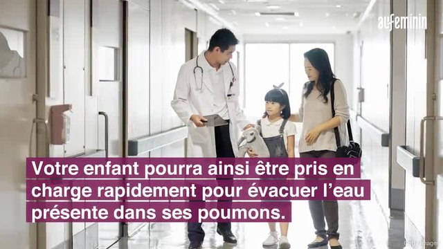 Noyade sèche : symptômes et prévention