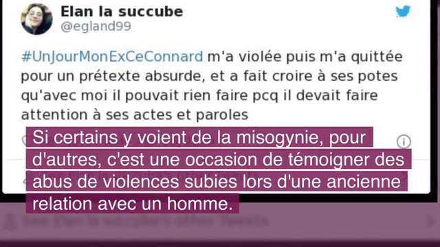 #UnJourMonExCeConnard dénonce les violences