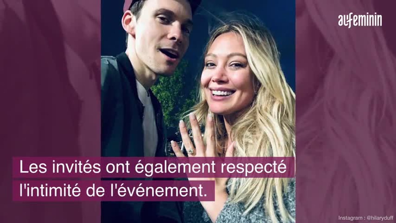 Hilary Duff s'est mariée : elle a épousé son compagnon Matthew Koma