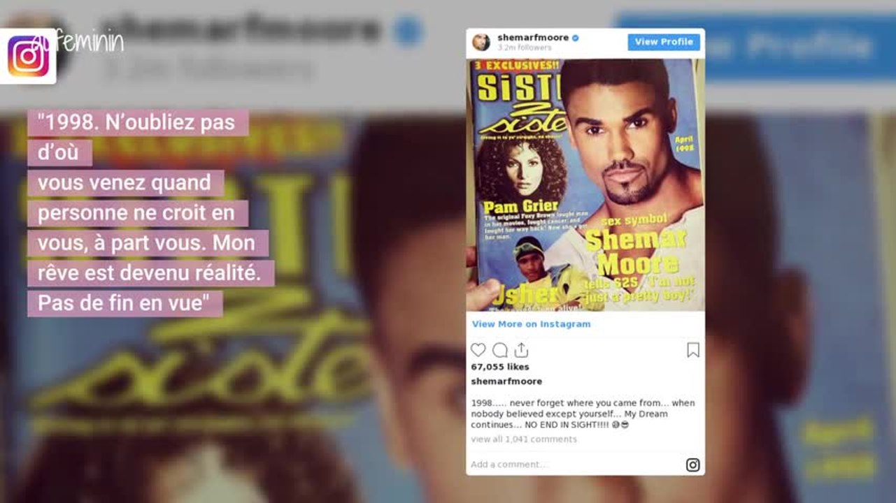 Shemar Moore dévoile une photo de lui plus jeune et affole la toile !