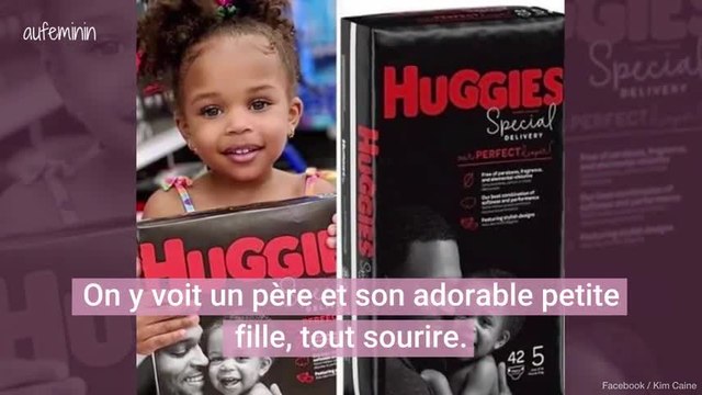 Pour la première fois, Huggies choisit un papa noir et sa fille pour représenter ses couches