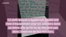 Un petit garçon laisse un adorable message à la police de Manchester pour les remercier après l'attaque du Manchester's Arndale Centre