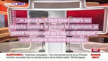 Marlène Schiappa s'exprime sur les chants homophobes dans les stades