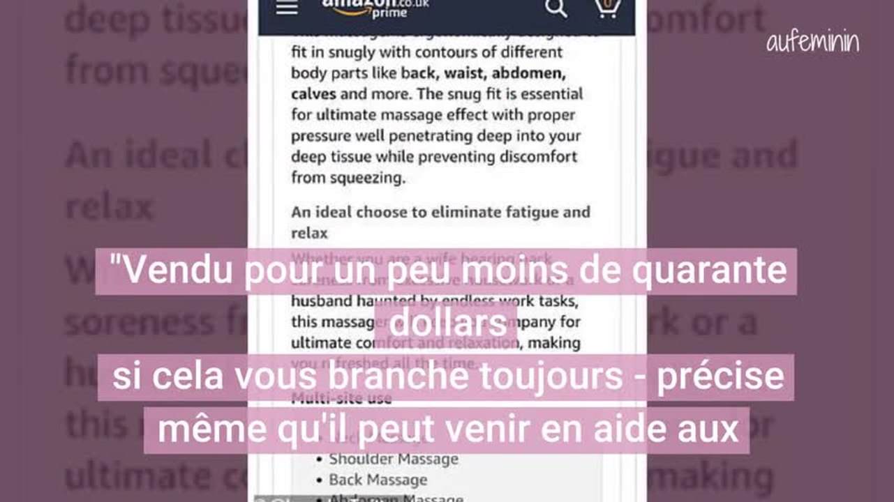 Un coussin pour les femmes "souffrant des tâches ménagères", l'accessoire sexiste vendu par Amazon