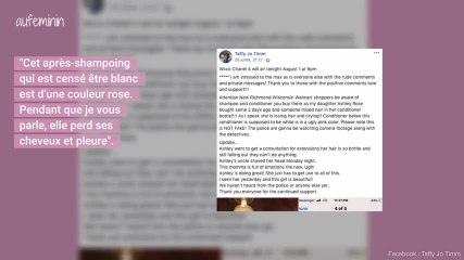 Elle achète du shampooing rempli de crème dépilatoire et perd tous ses cheveux