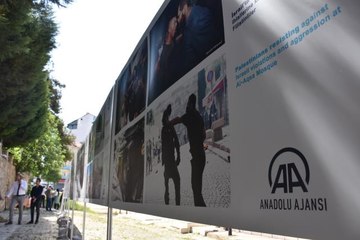 Medya-İş, Bilecik'te AA'nın fotoğraflarından oluşan "Direnen Filistin" konulu sergi açtı