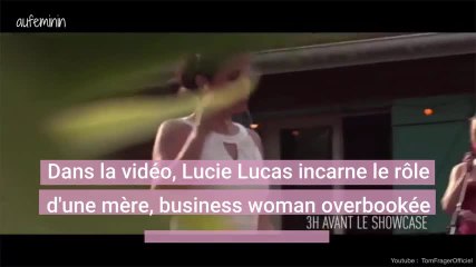 Lucie Lucas, star d'un clip